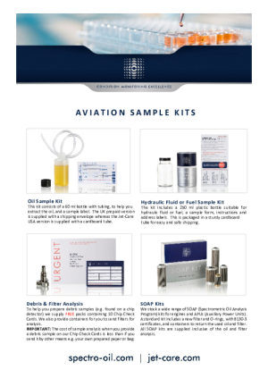 Aviation Sample Kit Flyer